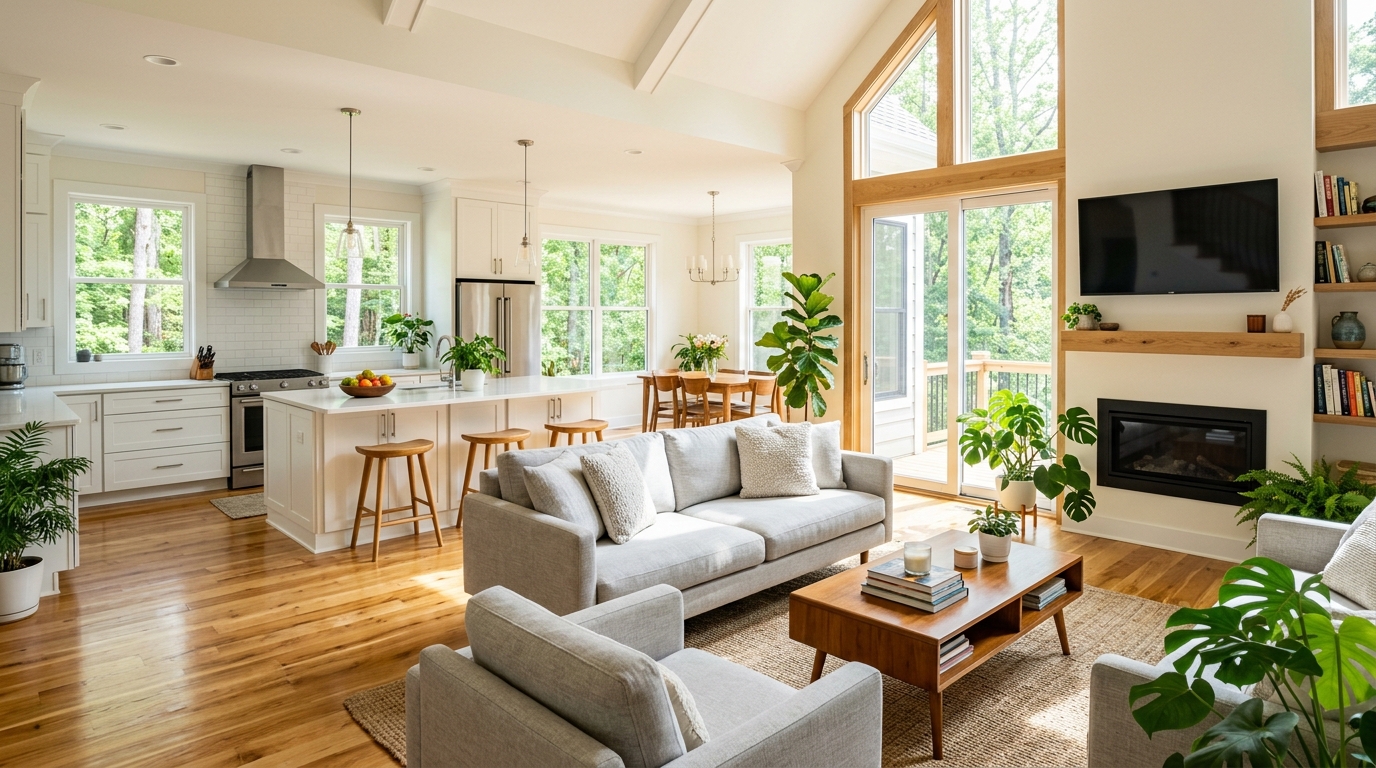 Whole Home Living Area Restoration